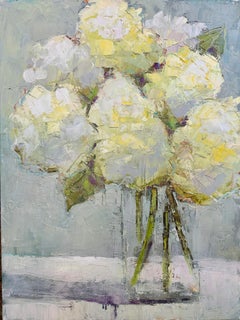 Nothing Better di Allison Chambers, Olio su tela, Natura morta floreale