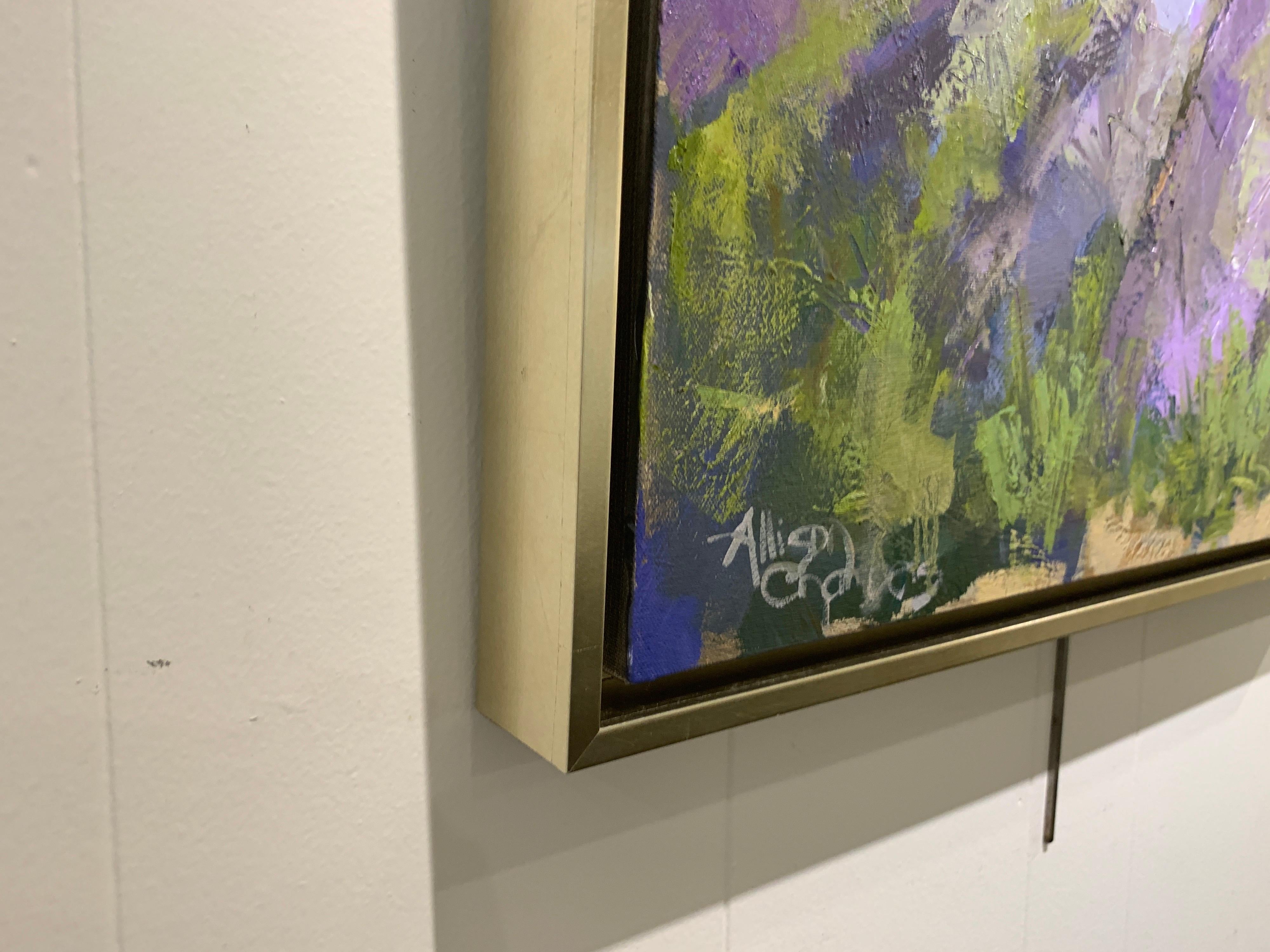 On My Way by Allison Chambers, Framed Impressionist Landscape Painting 3