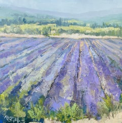 On My Way by Allison Chambers, Framed Impressionist Landscape Painting