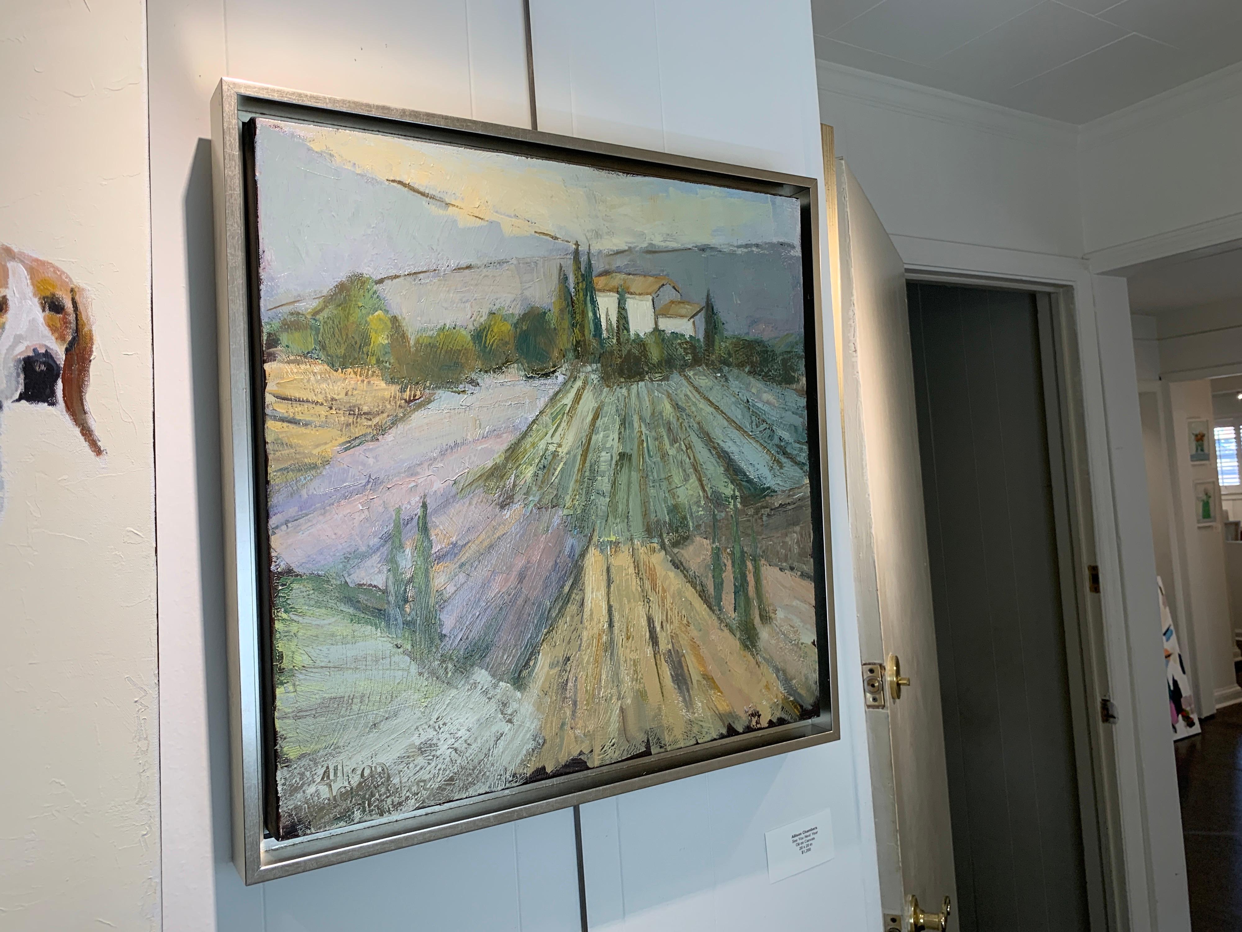 See You Next Year I by Allison Chambers, Framed Impressionist Landscape Painting 1
