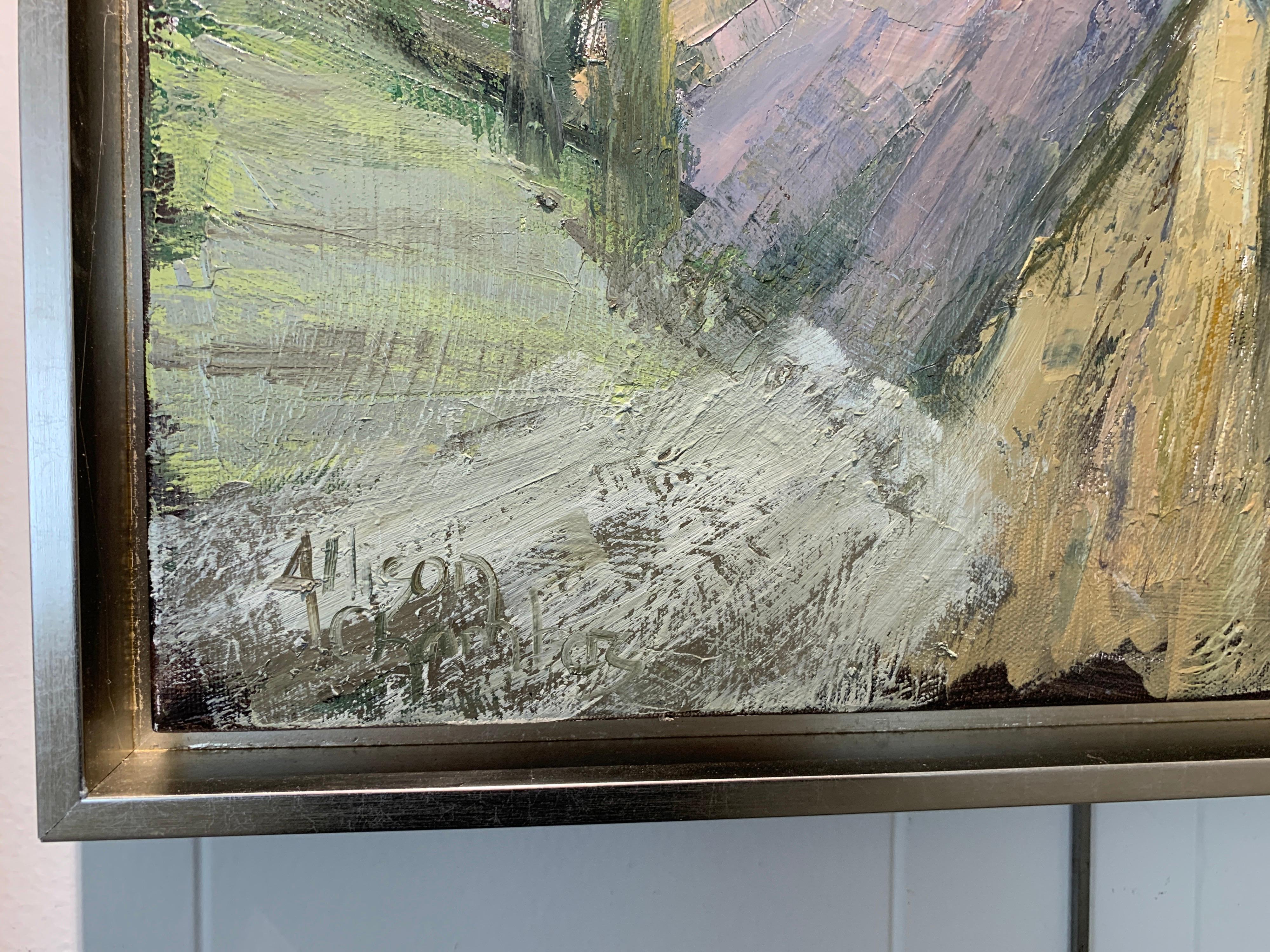 See You Next Year I by Allison Chambers, Framed Impressionist Landscape Painting 2