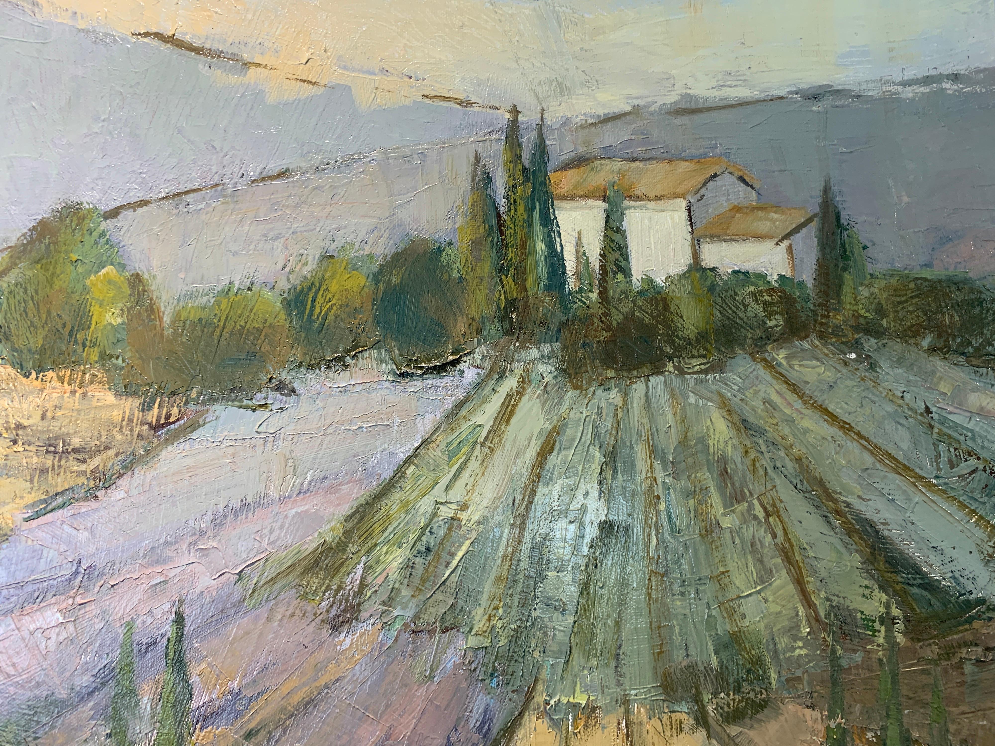 See You Next Year I by Allison Chambers, Framed Impressionist Landscape Painting 4