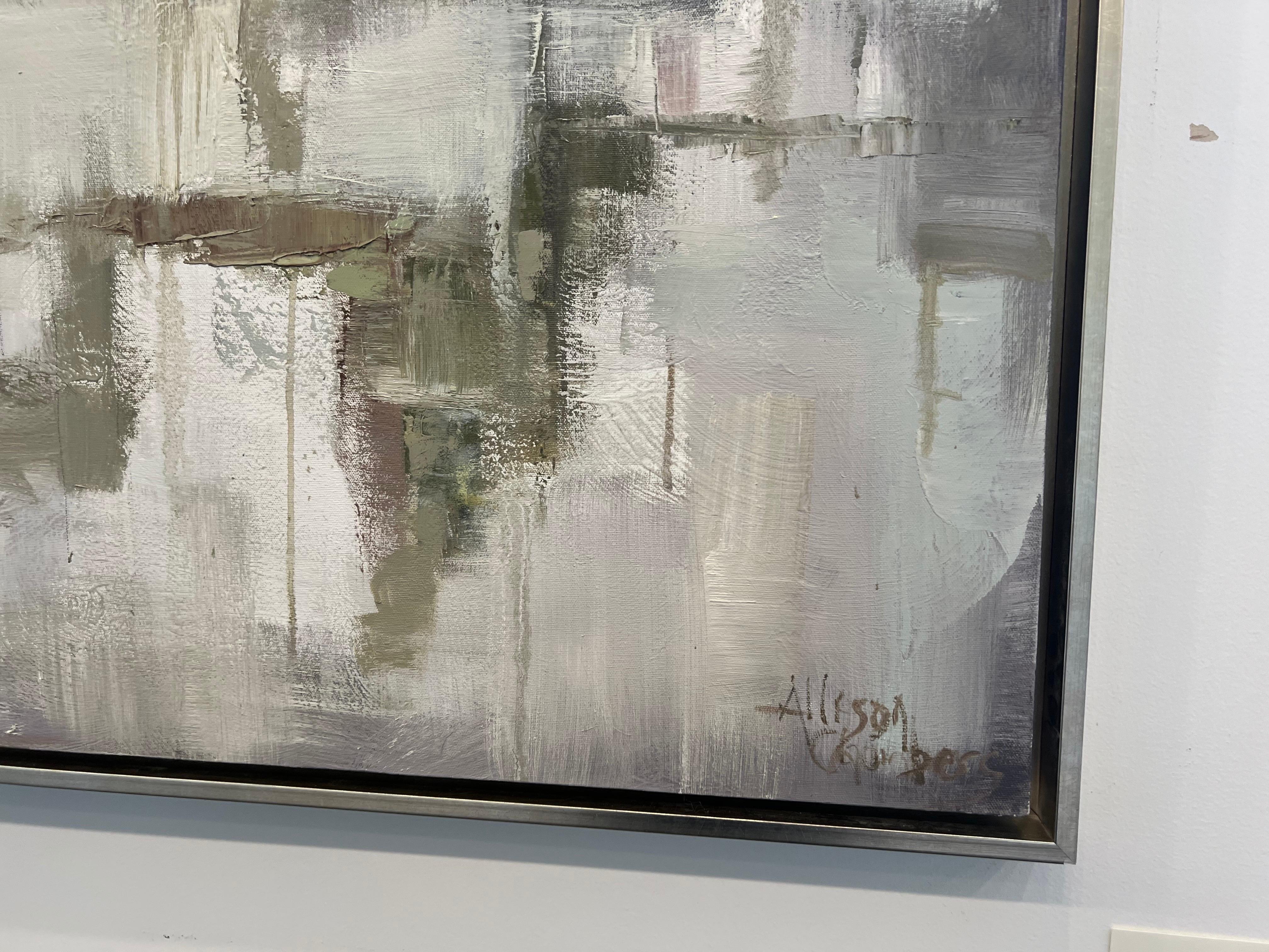 Allison’s softly rendered and beautifully painted landscapes and waterscapes capture light, depth and the constantly shifting movement of water, flora and fauna.

Her impasto technique incorporates the texture that only comes from the liberal use of