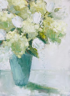 Sweet Nothings by Allison Chambers, Framed Impressionist Floral Painting