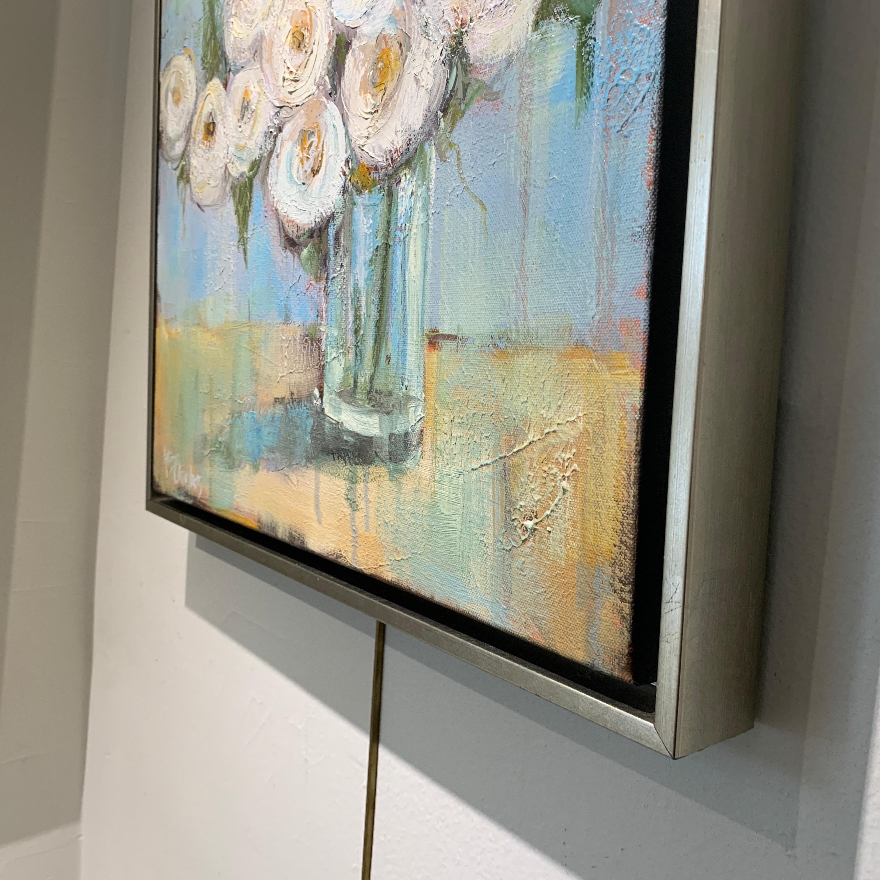 Thanks Mom by Allison Chambers, Framed Oil on Canvas Impressionist Painting 5