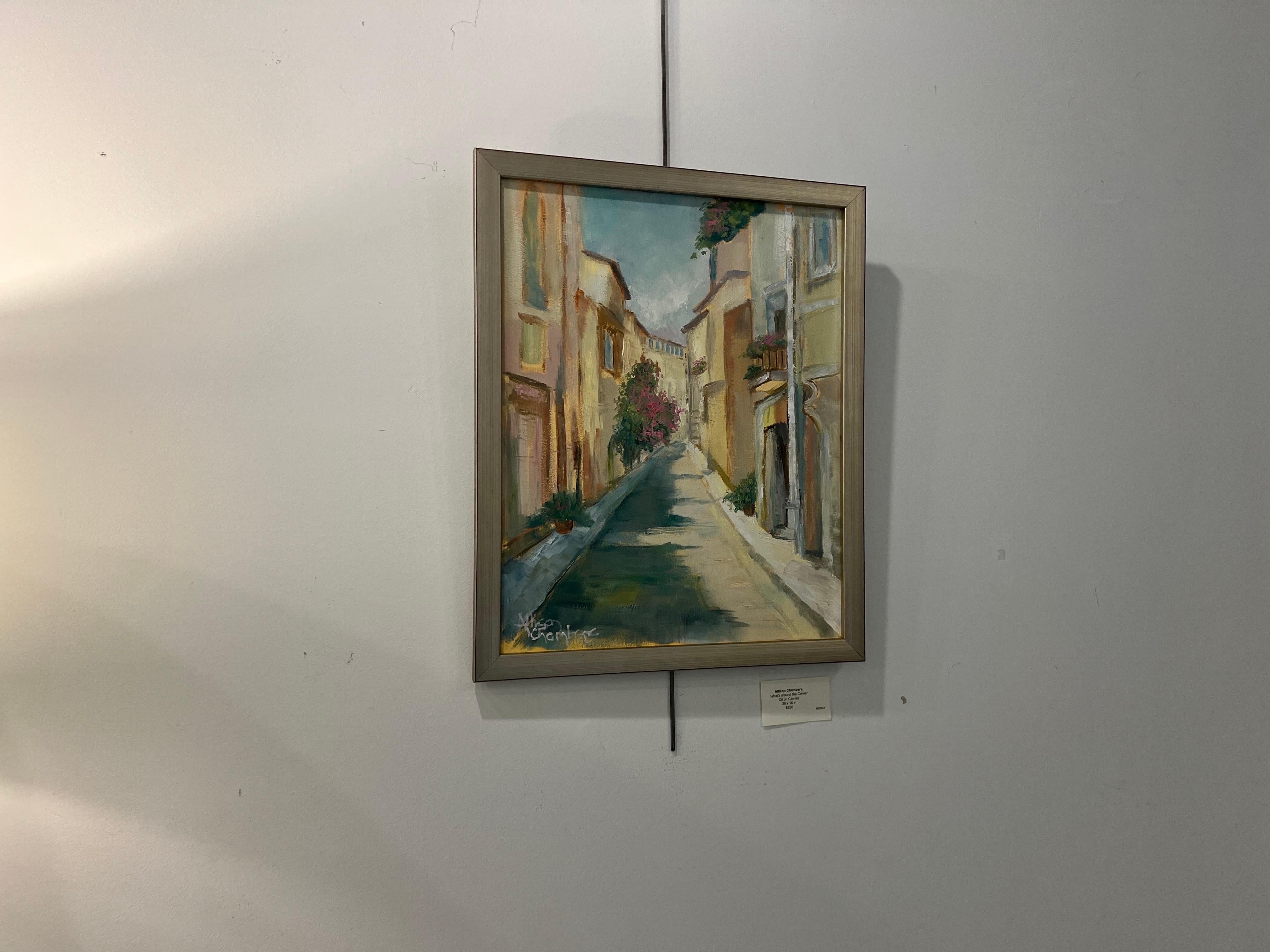 Lo que hay a la vuelta de la esquina de Allison Chambers, Pintura impresionista de paisajes 1