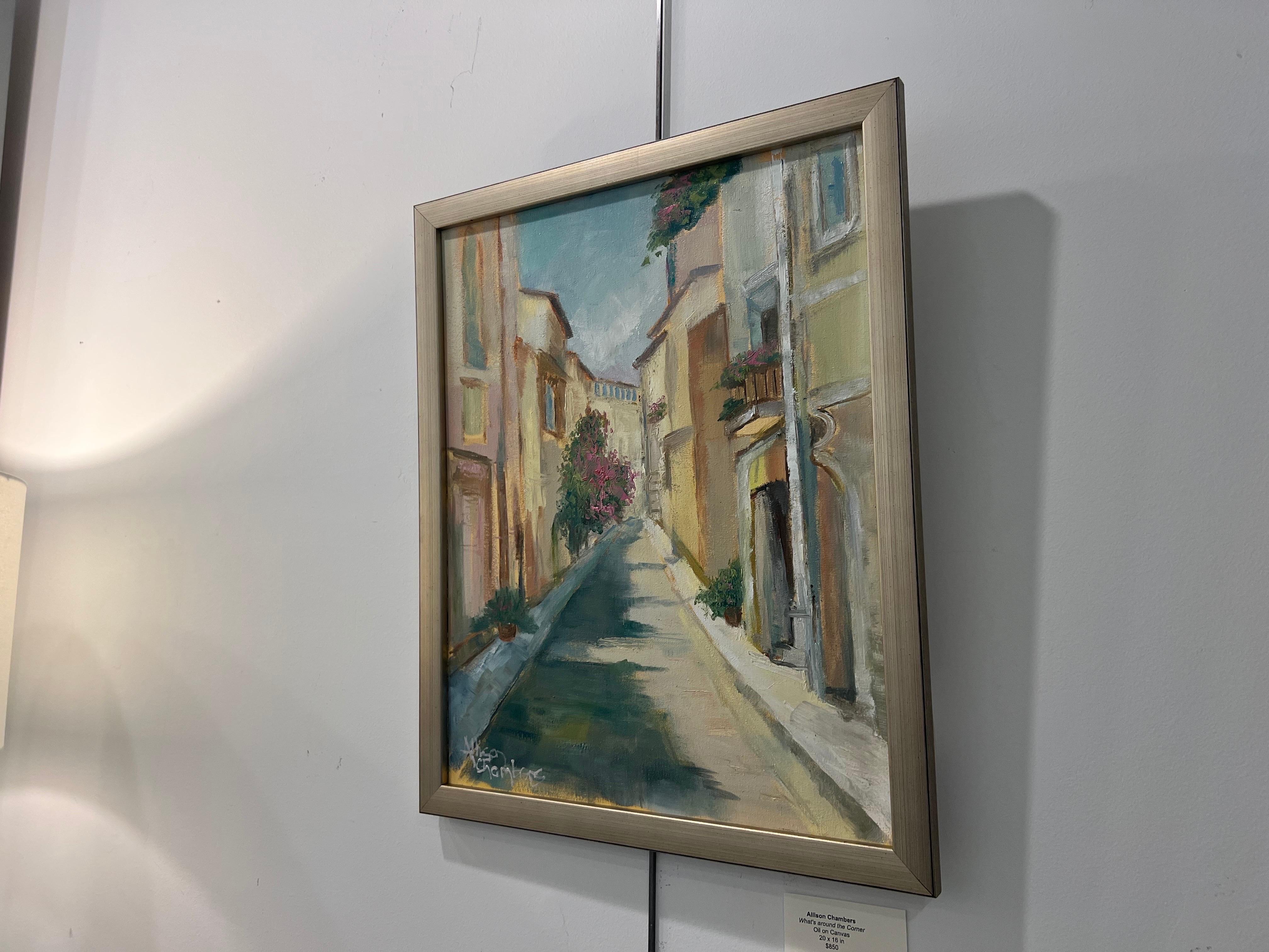 Lo que hay a la vuelta de la esquina de Allison Chambers, Pintura impresionista de paisajes 2