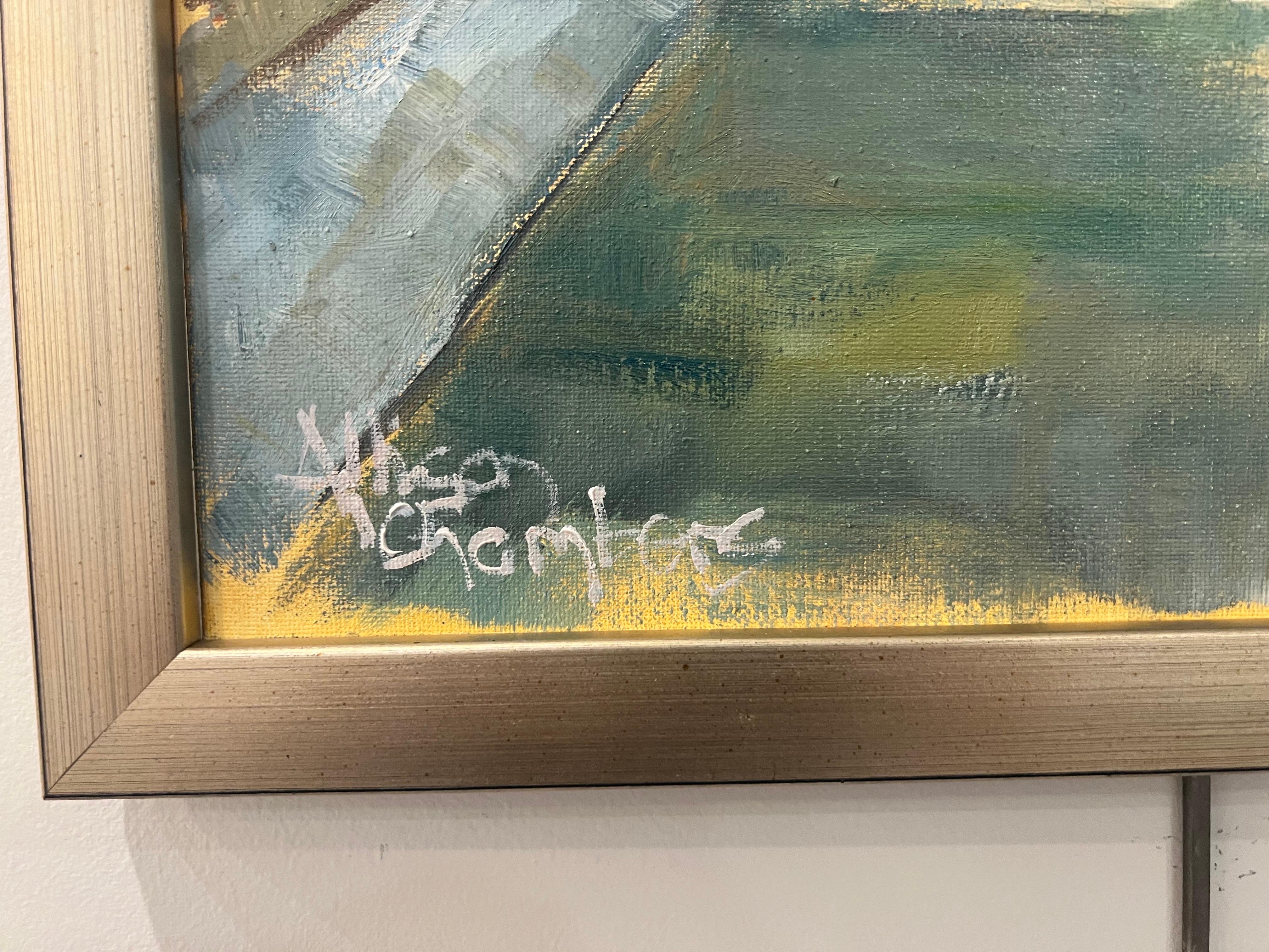 Lo que hay a la vuelta de la esquina de Allison Chambers, Pintura impresionista de paisajes 3