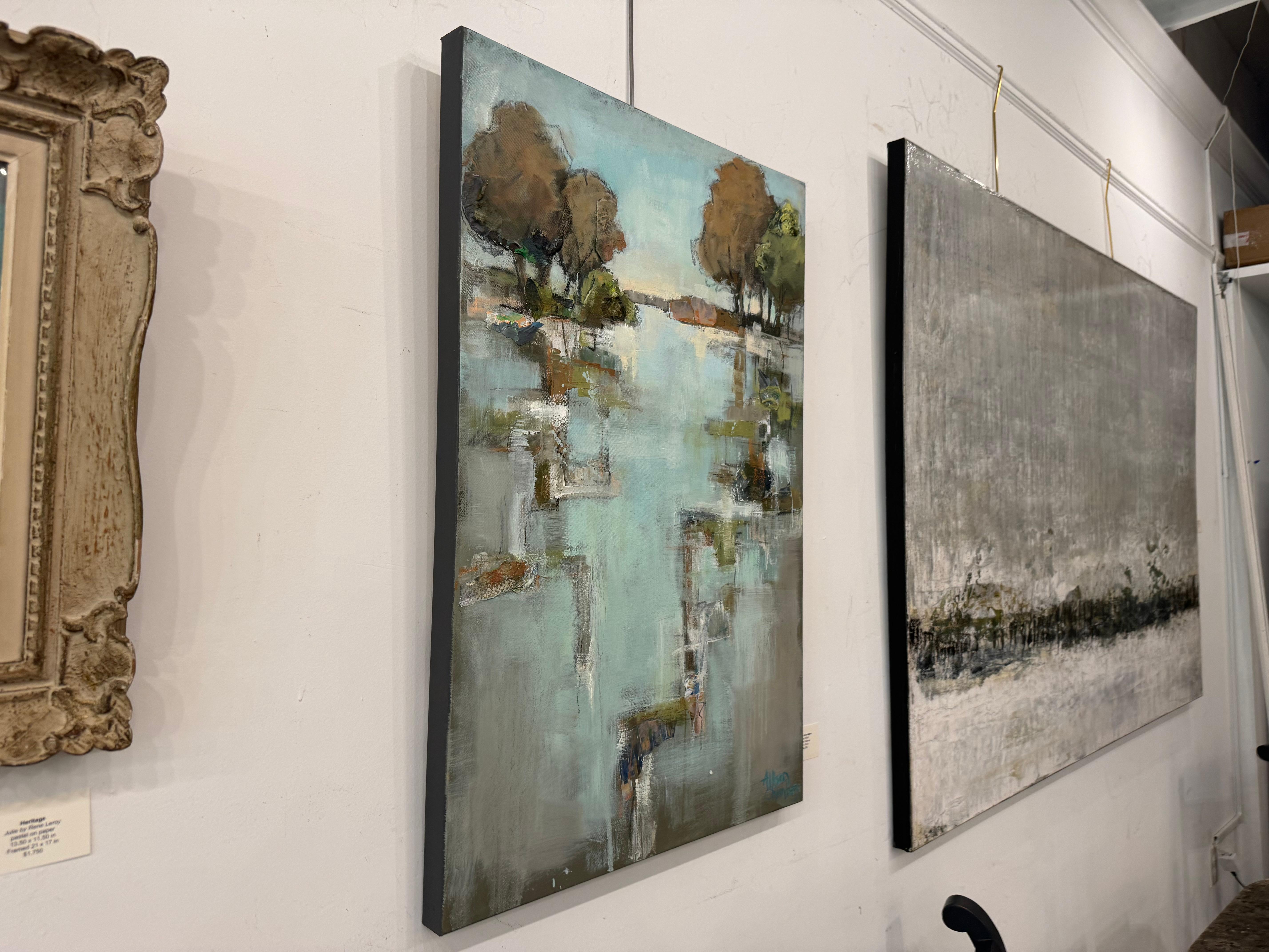 Il tuo desiderio di Allison Chambers, dipinto verticale di paesaggio olio su tela 6