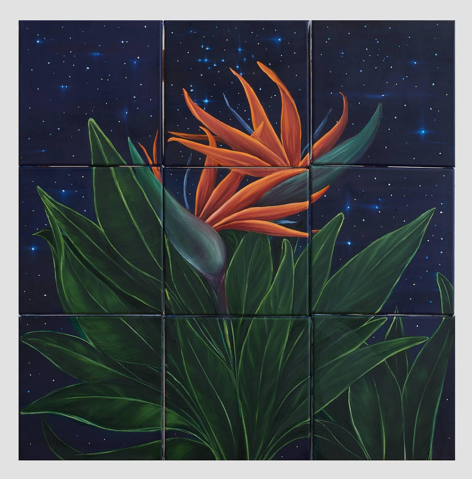 Allison Green Figurative Painting - Birds of Paradise