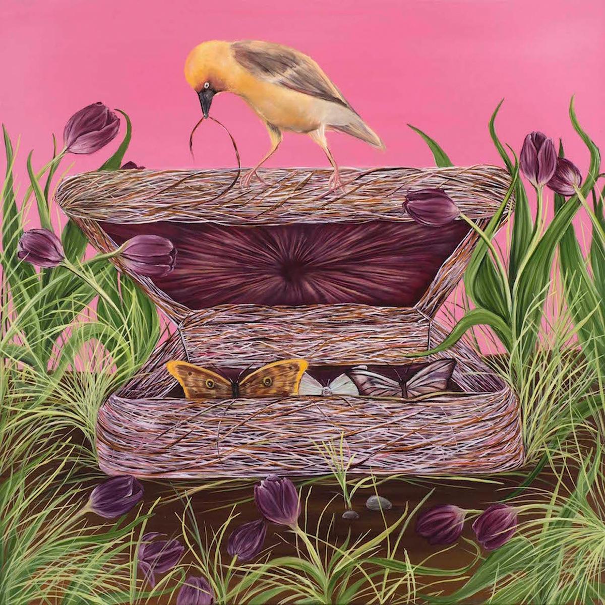Allison Green Animal Painting – Kummerkasten