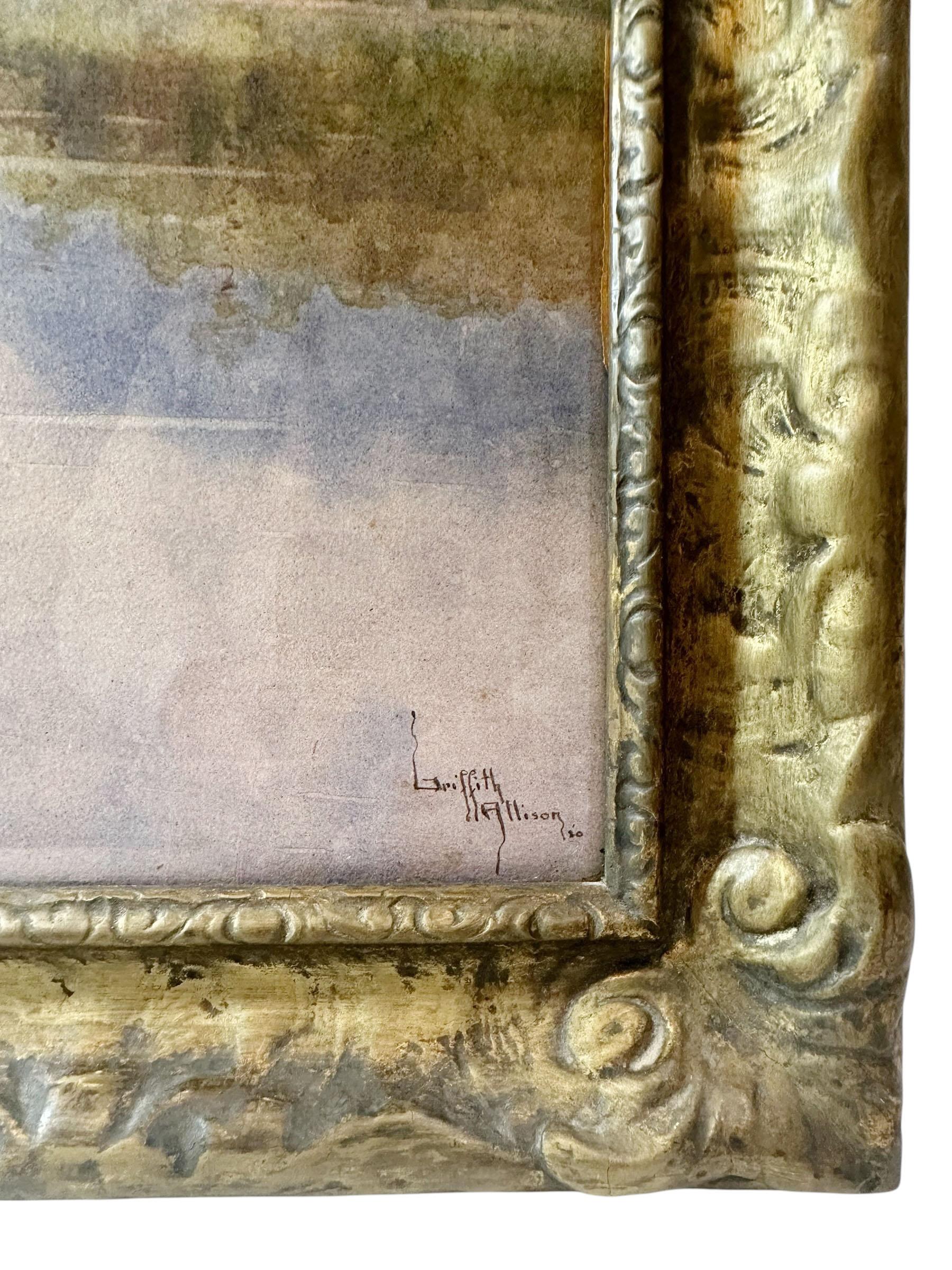Allison Griffith Aquarell auf Papier im Zustand „Gut“ im Angebot in Tampa, FL