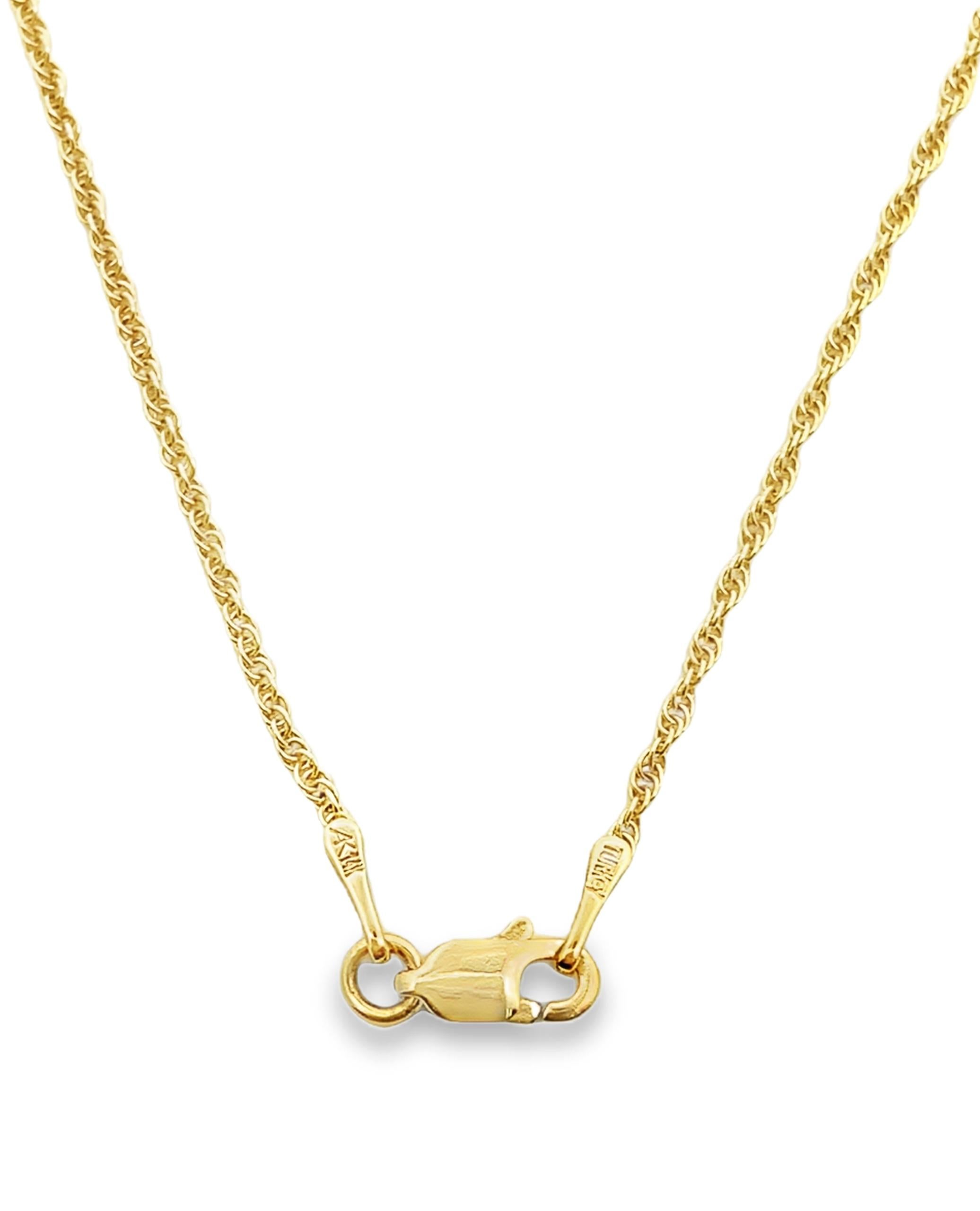 Allison Kaufman - Collana geometrica con pietre semipreziose e diamanti in oro giallo 14 carati in vendita 2