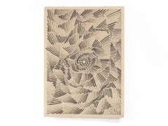 Ciclo 13, Pintura abstracta en tinta y papel, 2021