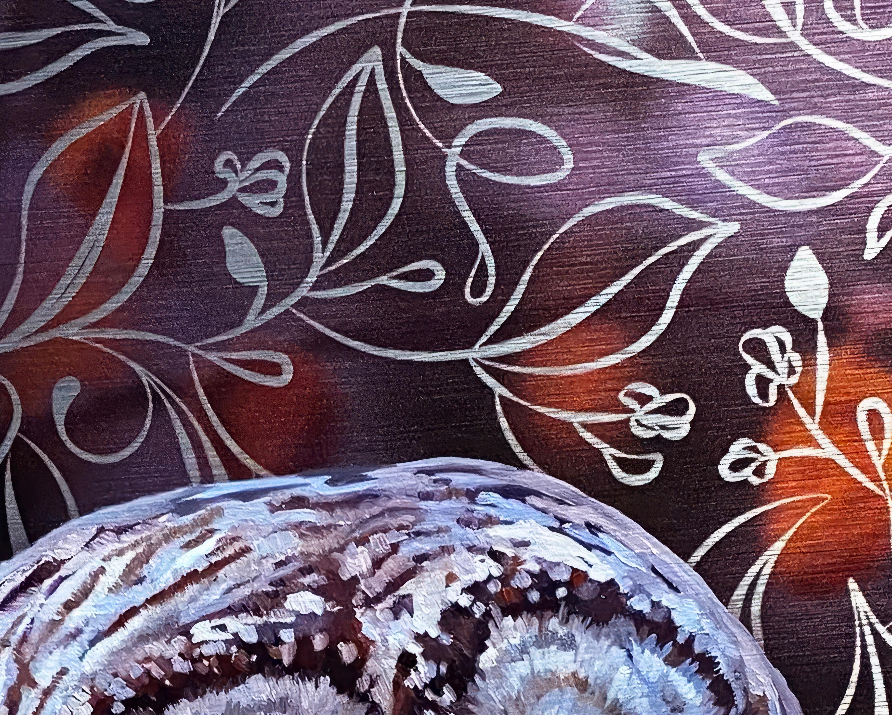 „Reflection: Barred Owl“ – Original-Ölgemälde, Waldvogelkunst, Reflection im Angebot 1
