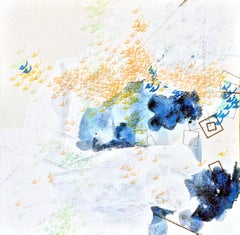 Clouds, Mixed Media on MDF Panel