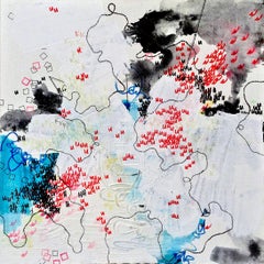 Disorganization, Mixed Media on MDF Panel