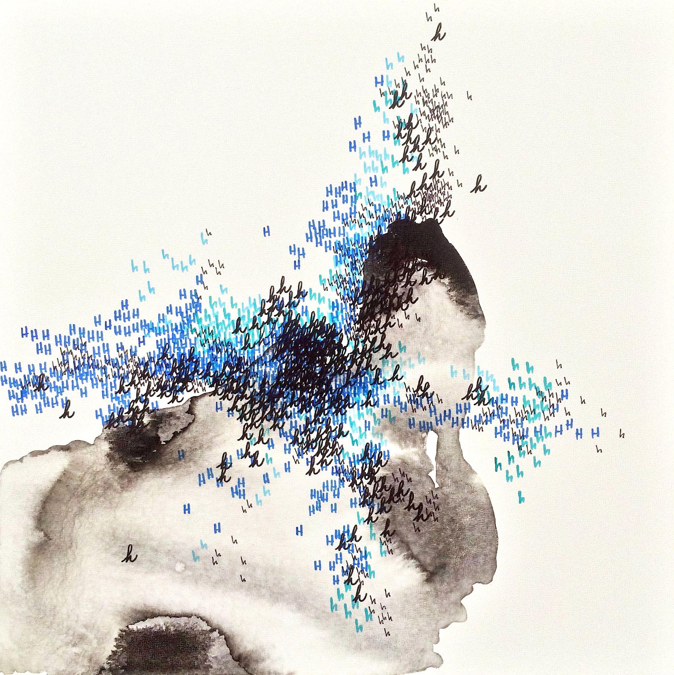 Nome della famiglia, tecnica mista su pannello MDF - Mixed Media Art di Allison Long Hardy