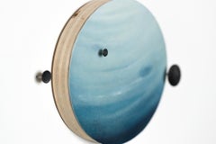 "Hung Aloft the Night II", Depiction of Planets, Watercolor and Gouache on Paper