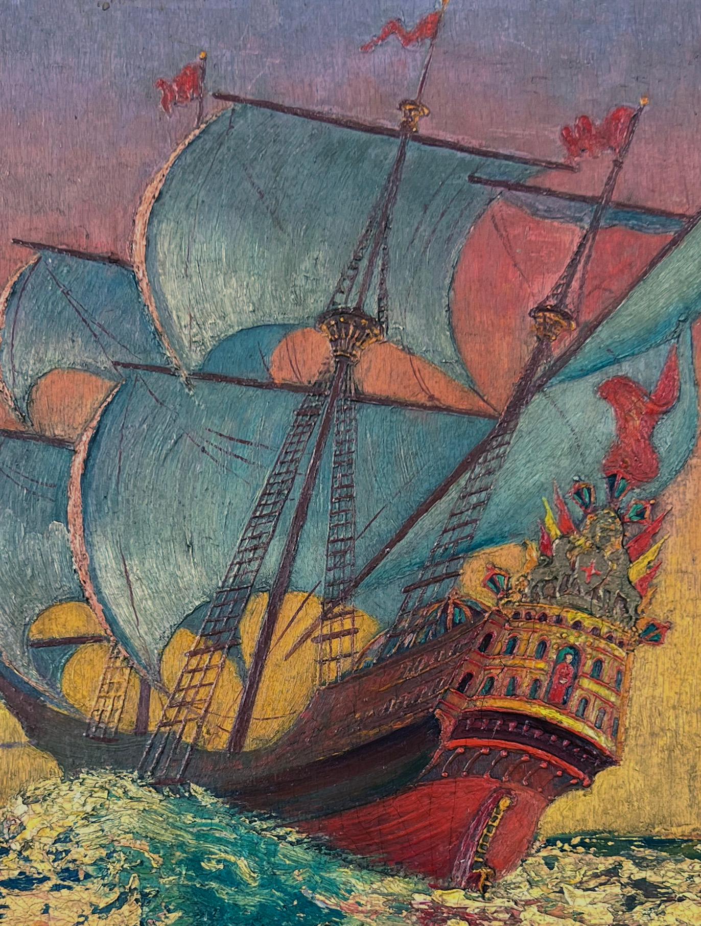 spanish galleon painting