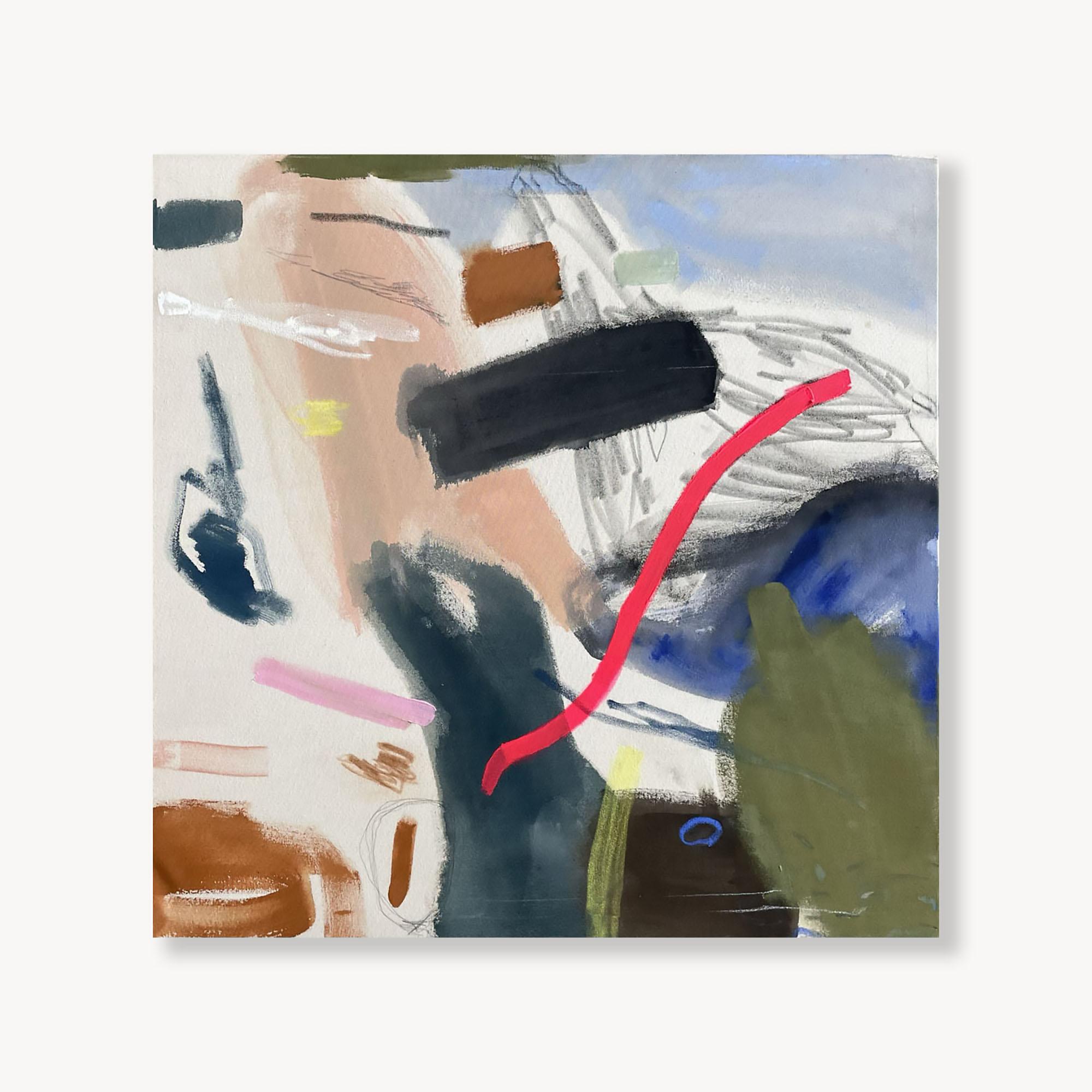 Girls Just Wanna Have Fun, Abstract Acrylic Painting on Canvas, 36x36