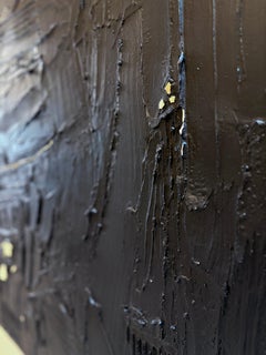 Je t'aime et j'oublie le reste : Technique mixte abstraite sur toile