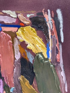 Mucho después de medianoche, Pintura abstracta en técnica mixta sobre lienzo, 2010+