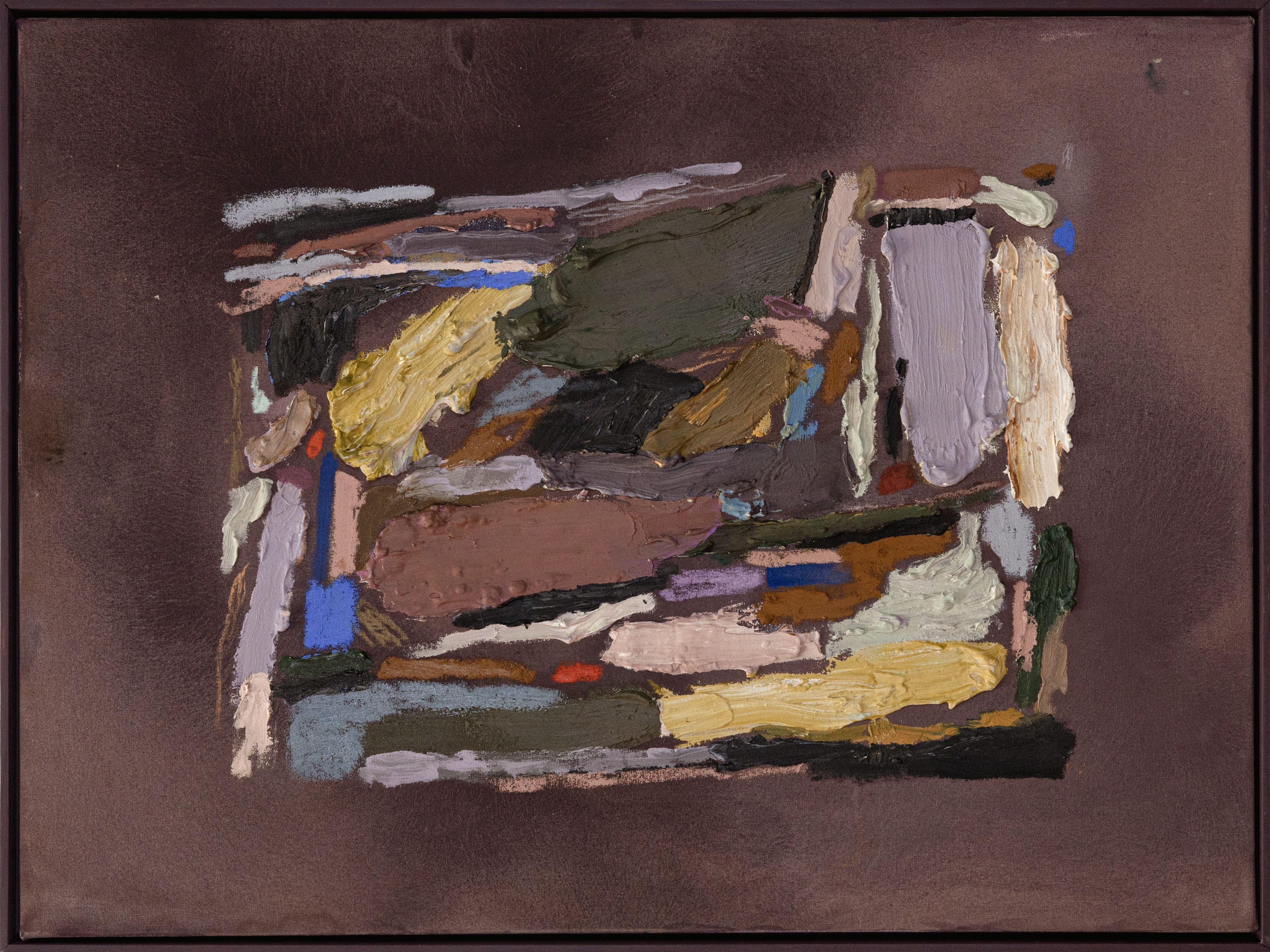 Allison Rohland Abstract Painting - Long After Midnight, Abstract Mixed Media Painting on Canvas, 2010+