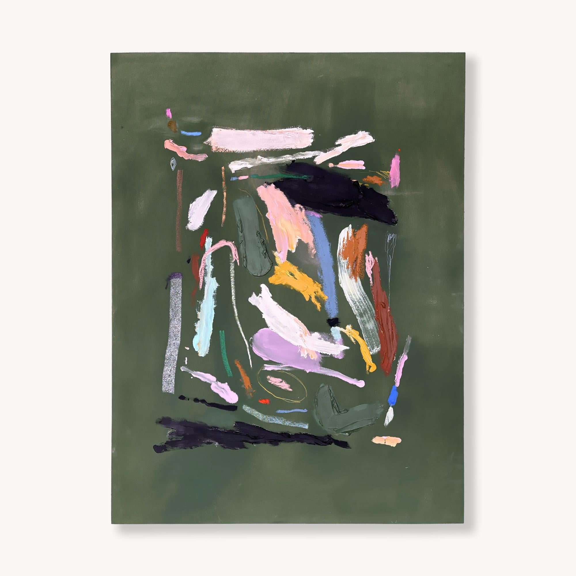 You Send Me, Abstraktes Gemälde auf Leinwand, 2010er Jahre, ungerahmt