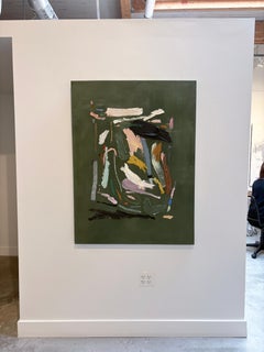 You Send Me, peinture abstraite mixte sur toile, années 2010, sans cadre