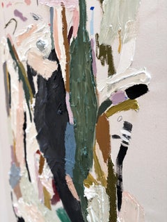 Du bist ein Ozean Abstraktes Gemälde, Mixed Media auf Leinwand, 2010s