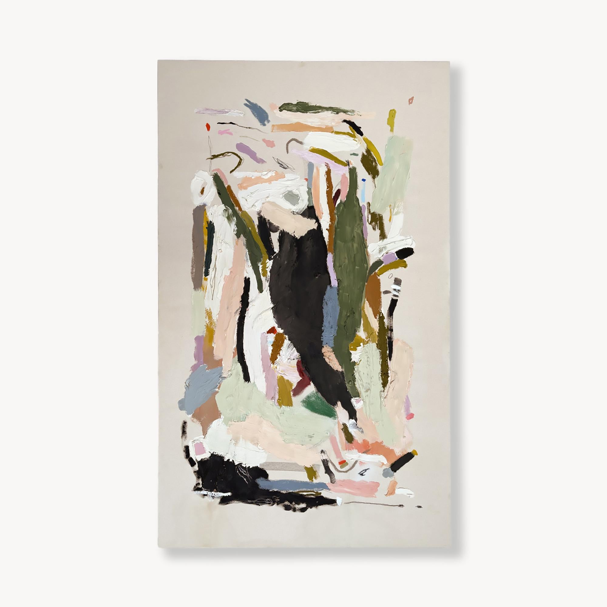 Du bist ein Ozean Abstraktes Gemälde, Mixed Media auf Leinwand, 2010s