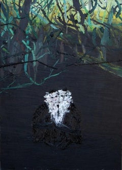 Sanctuary, Oil on Canvas Painting by Allison Schulnik, 2007