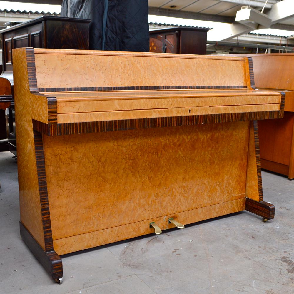 British Allisonette Art Deco Studio Piano For Sale