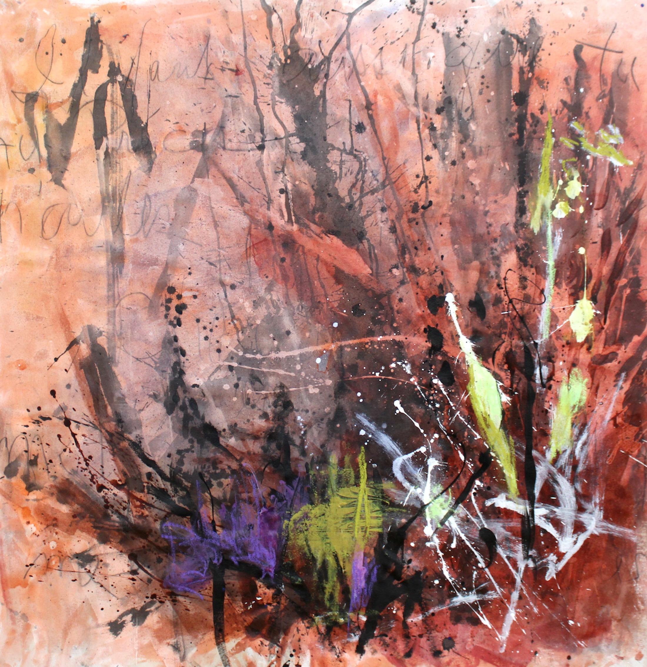 Desert Canto #6 - Mixed Media Art by Allison Stewart