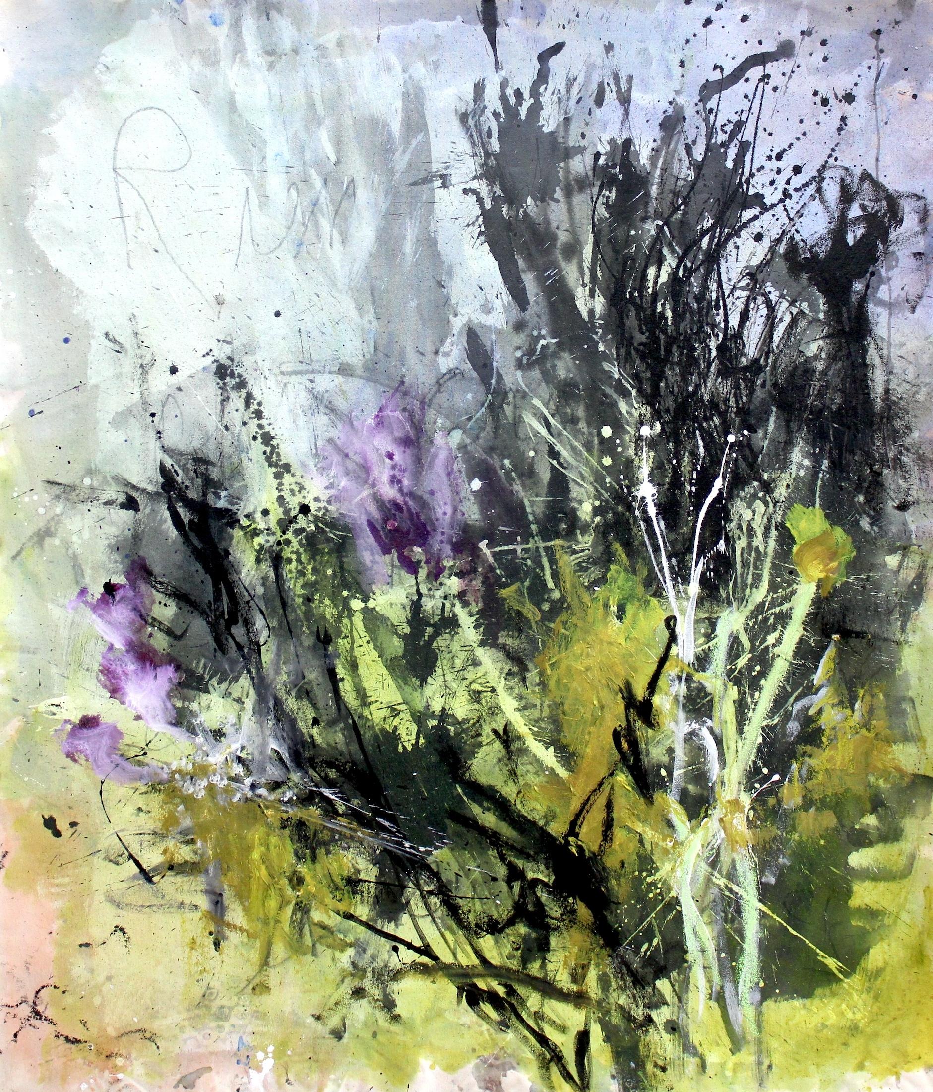 Canto del deserto #7 - Mixed Media Art di Allison Stewart