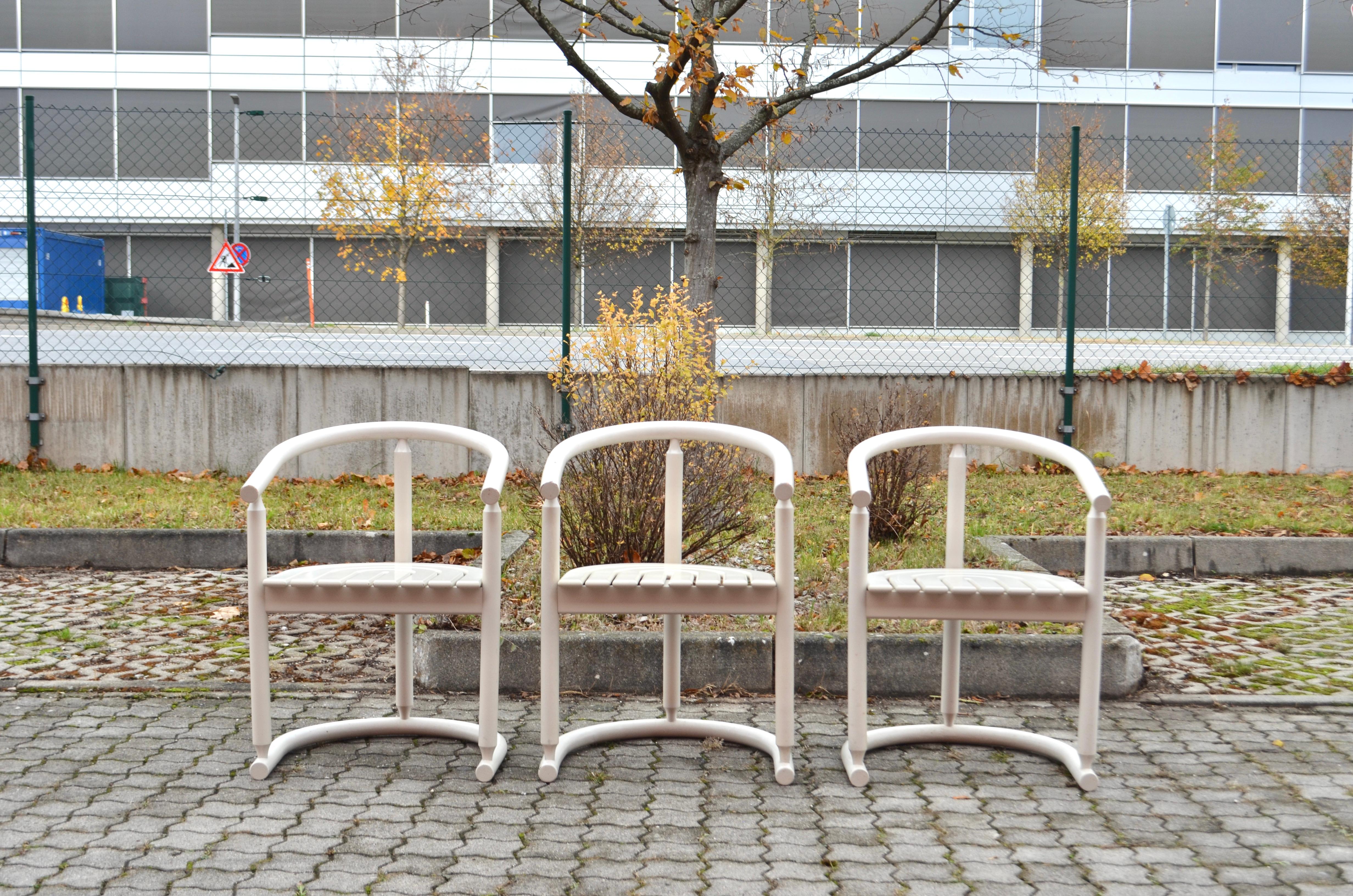 Allmilmö White Bentwood Chair Set of 3 en vente 3