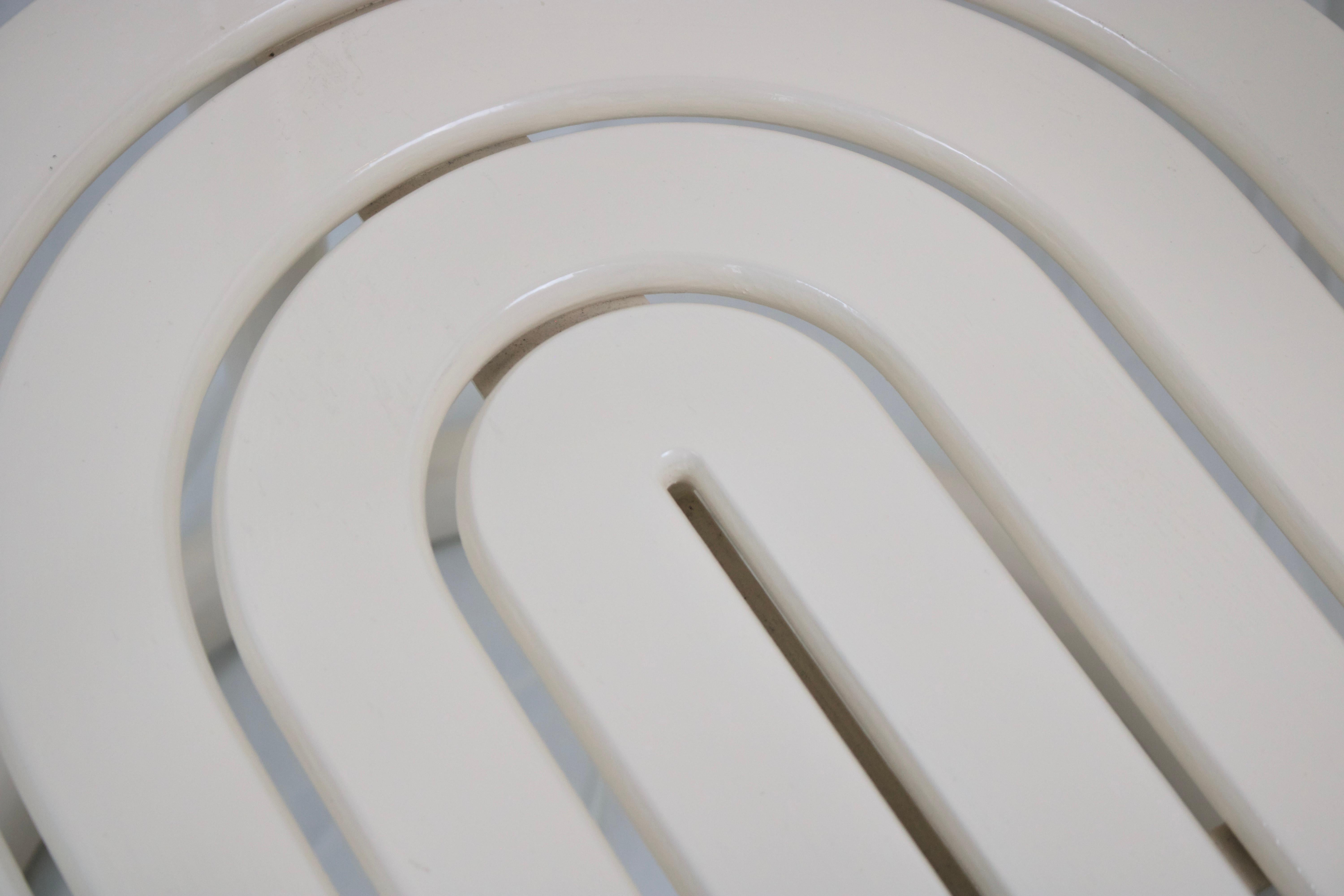 20th Century Allmilmö white bentwood chairs, set of four For Sale