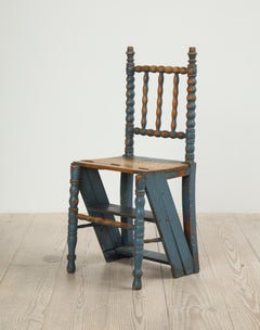Allmoge Swedish Ladder Chair, Origin, Sweden, circa 1820