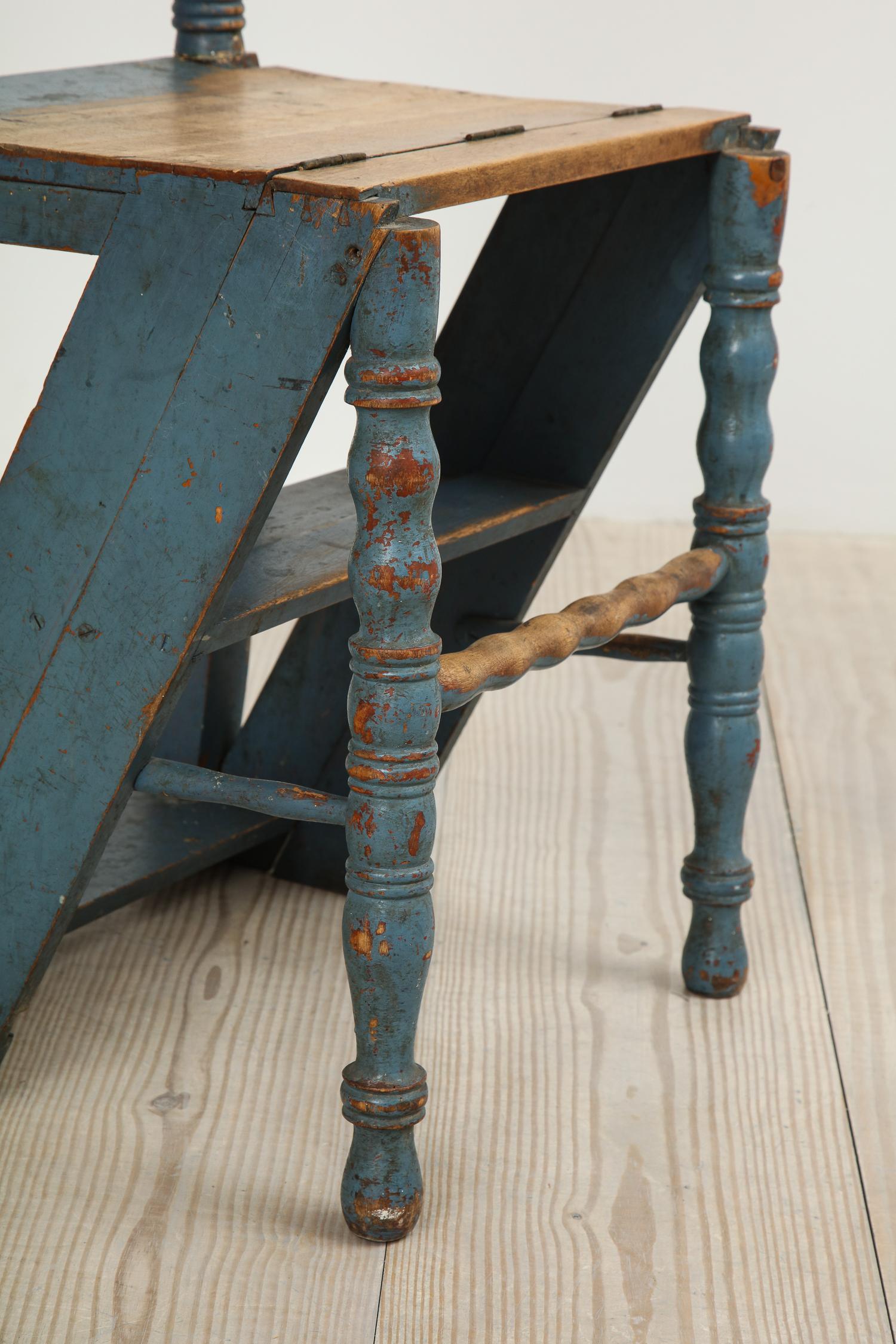 Allmoge Swedish Ladder Chair, Origin, Sweden, circa 1820 1