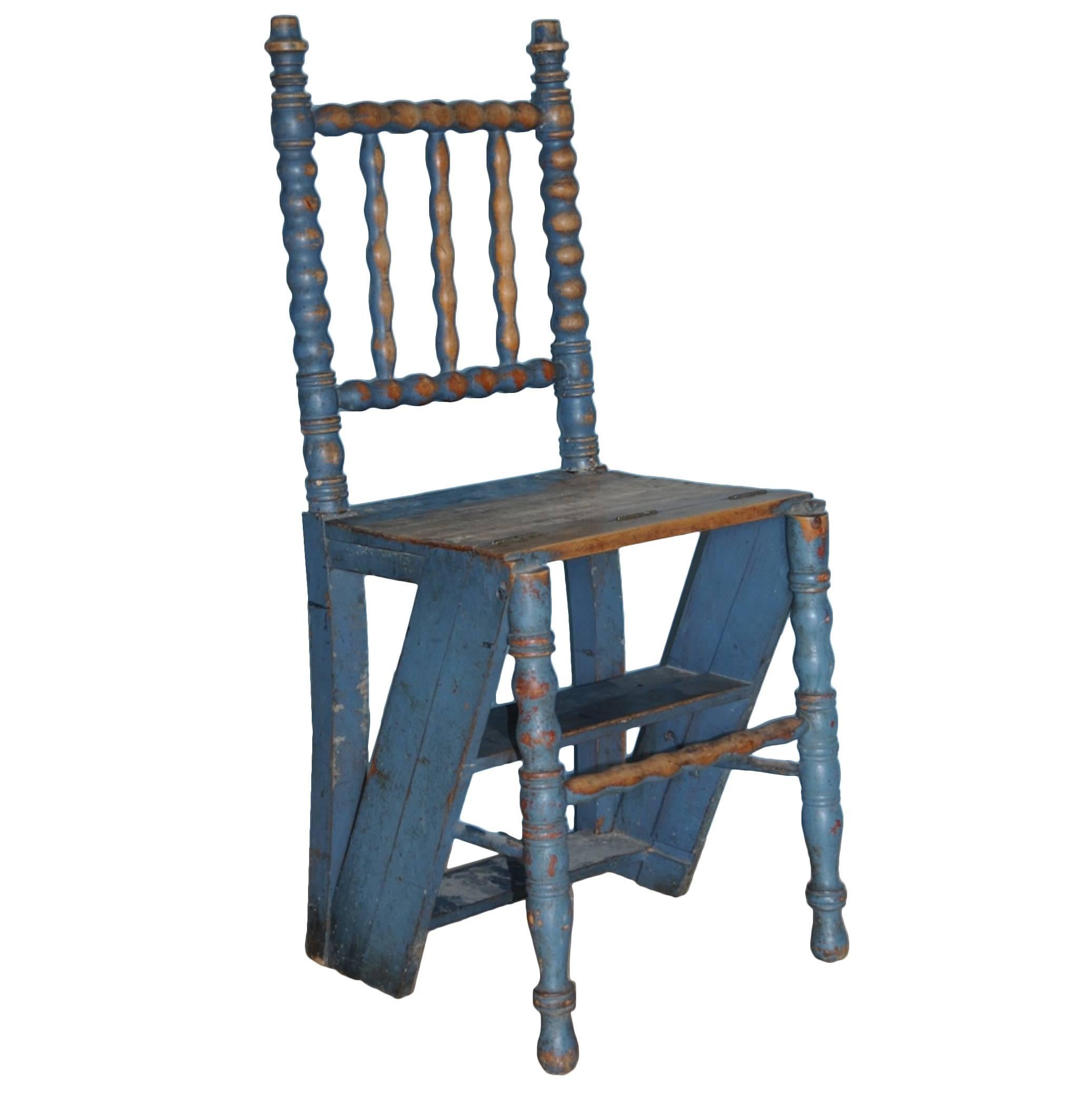 Allmoge Swedish Ladder Chair, Origin, Sweden, circa 1820
