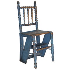 Allmoge Swedish Ladder Chair, Origin, Sweden, circa 1820