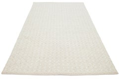 Allover Designed wool Texture rug In Beige by Apadana