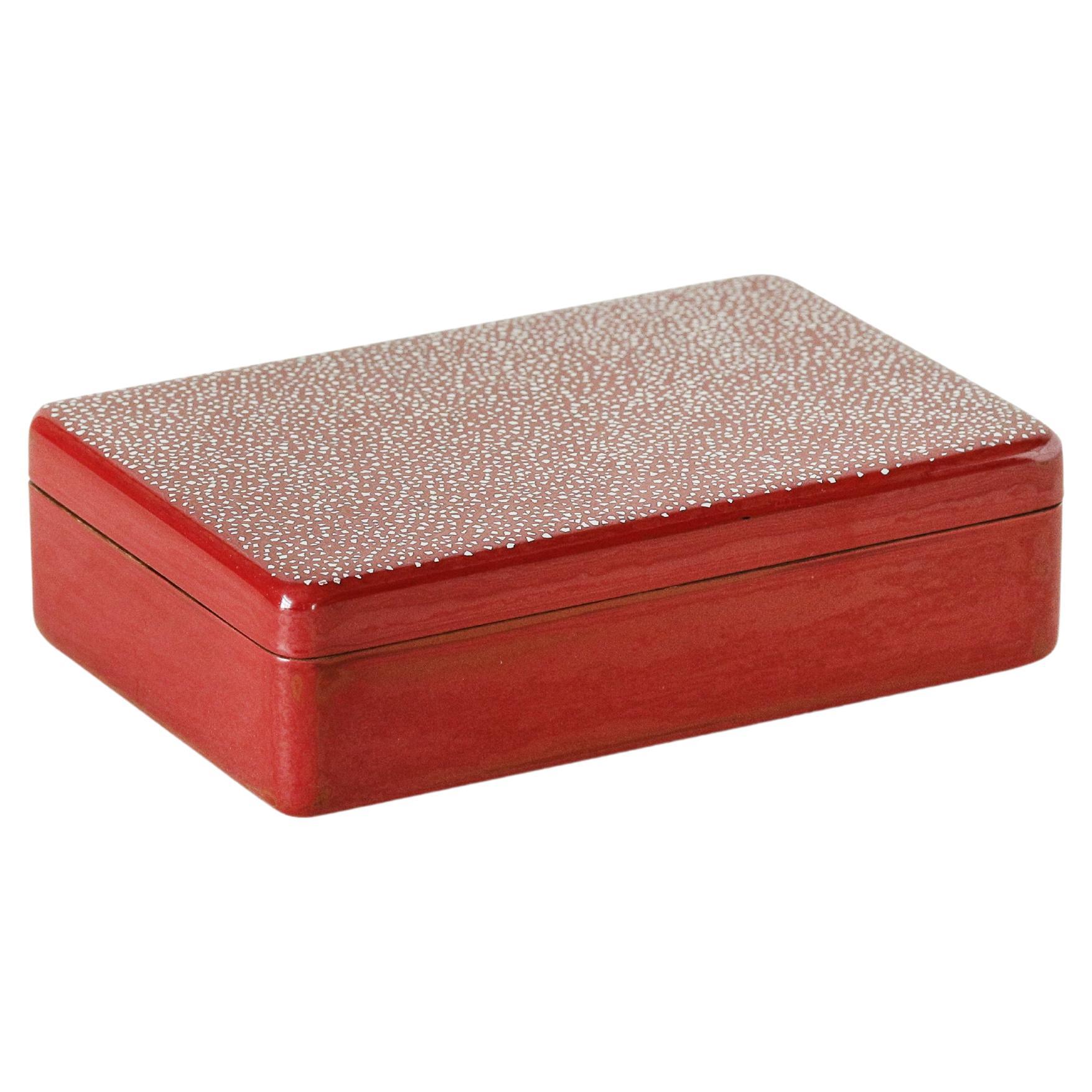 Urushi Natural Red Lacquer Allsorts Box - Medium by Alexander Lamont