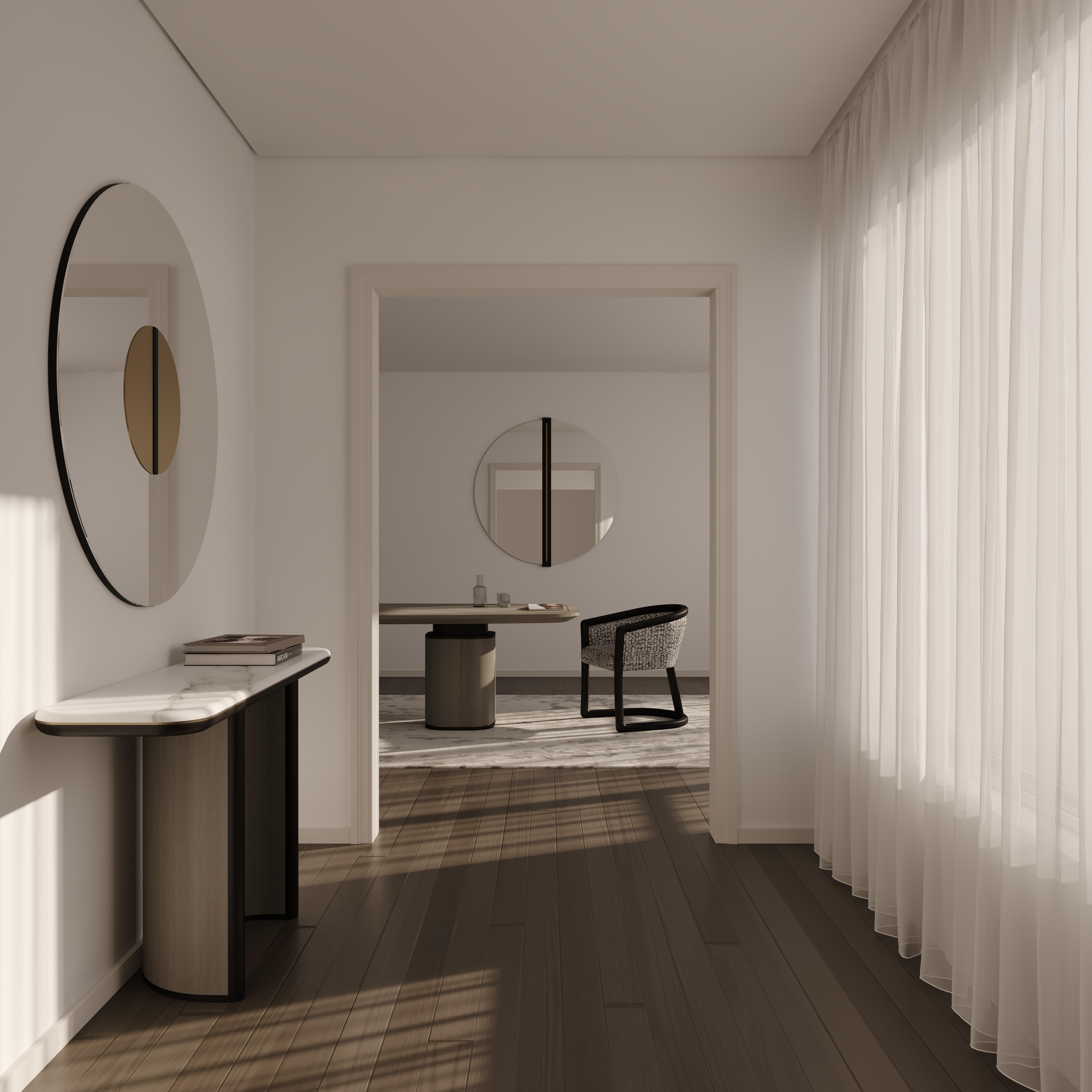 XXIe siècle et contemporain Miroir mural moderne ALLURE en vente