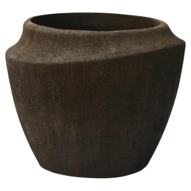 Alluvium Planter in Basalt by ORCA For Sale