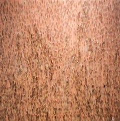 Untitled Ash 4 (Abstract Mixed Media Painting on Panel in a Neutral Palette)