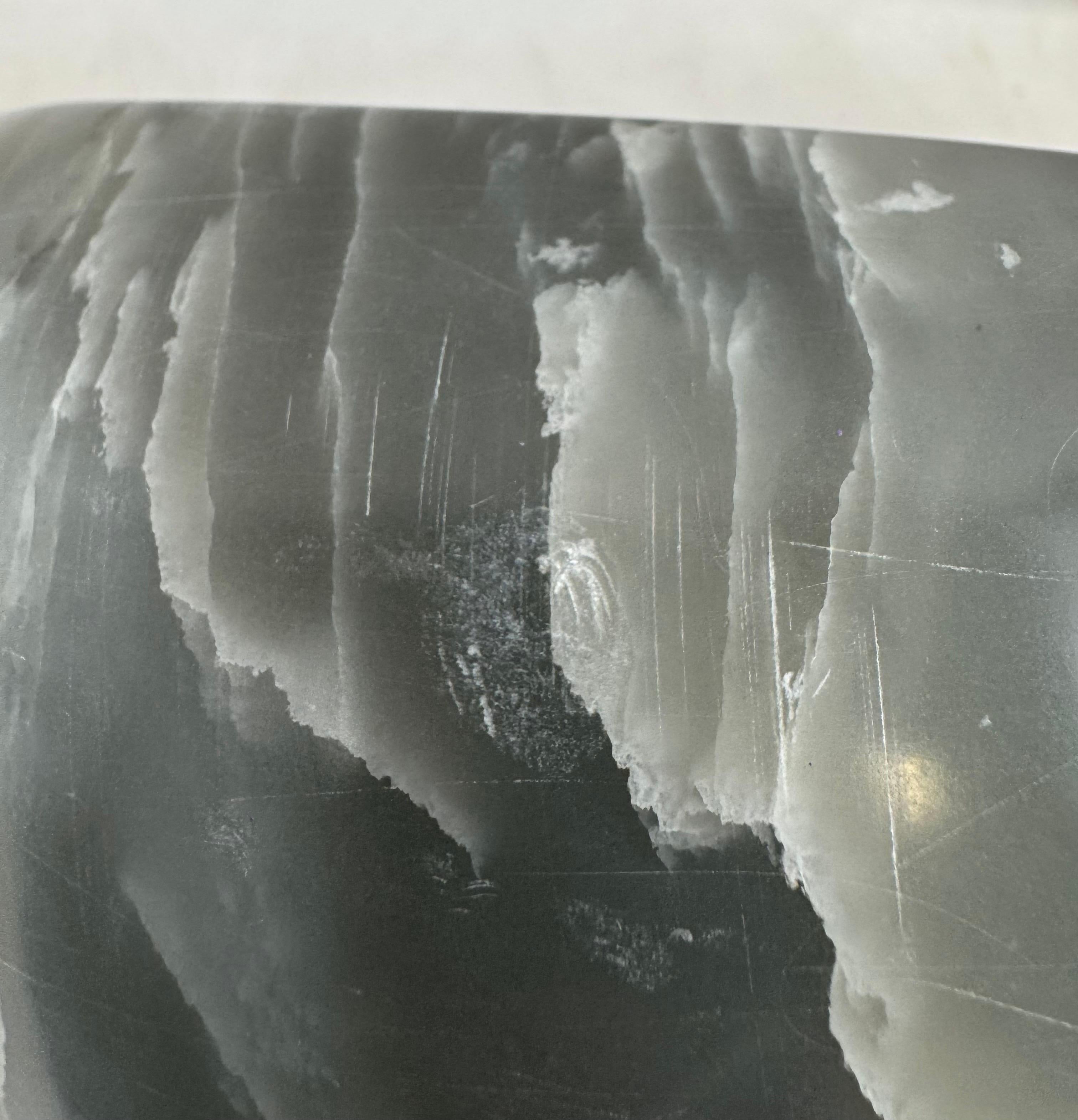 “Untitled” Alma Allen (b. 1970) Grey Marble Sculpture Minimalist Smooth Signed For Sale 14