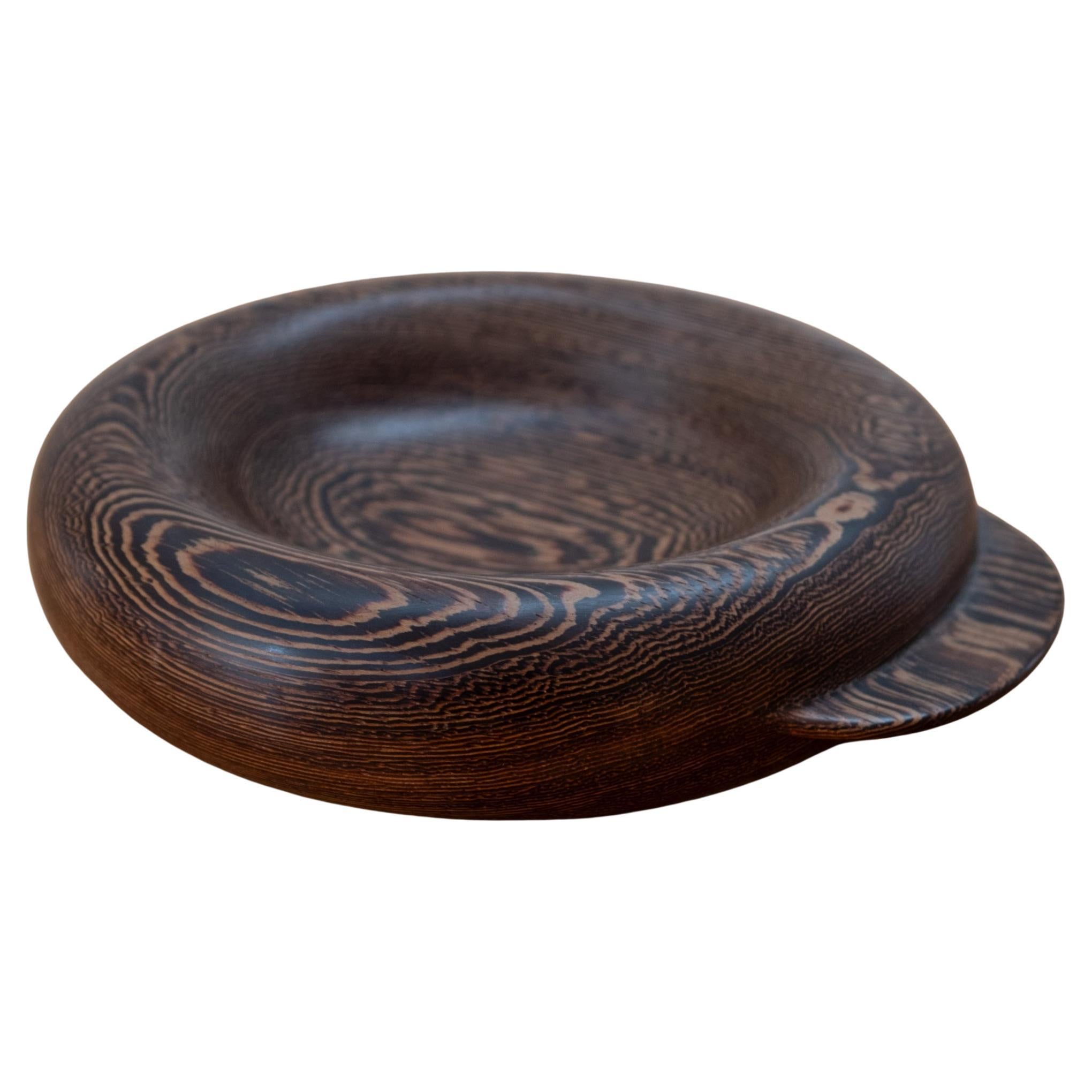 Alma Allen geschnitzt Wenge Holz Skulptur signiert im Angebot