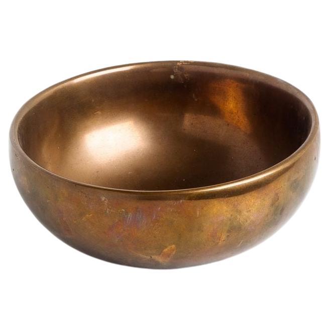 Alma Allen Solid Bronze Footed Bowl For Sale